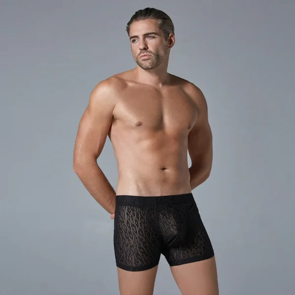 Luca Leopard Boxer-Black - Image 3
