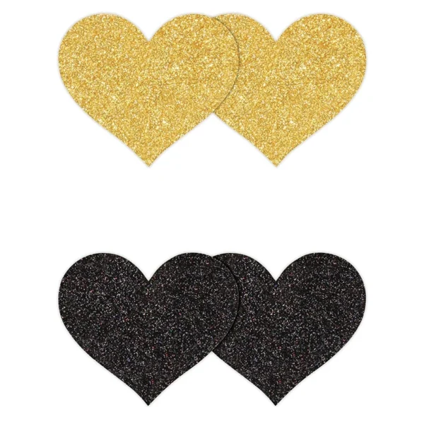Pretty Pasties Glitter Hearts 2pk - Image 6