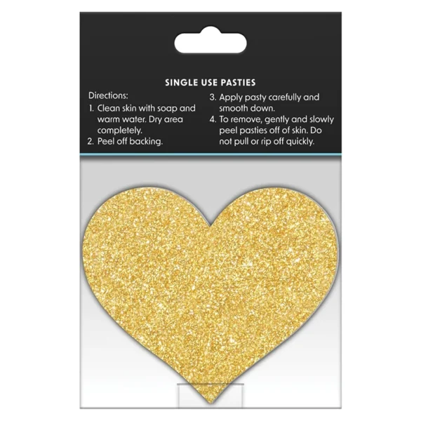 Pretty Pasties Glitter Hearts 2pk - Image 5