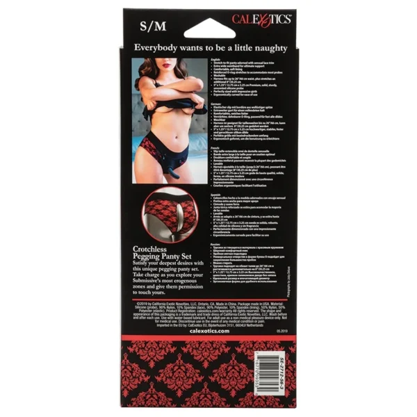 Scandal Crotchless Pegging Panty Set - Image 2